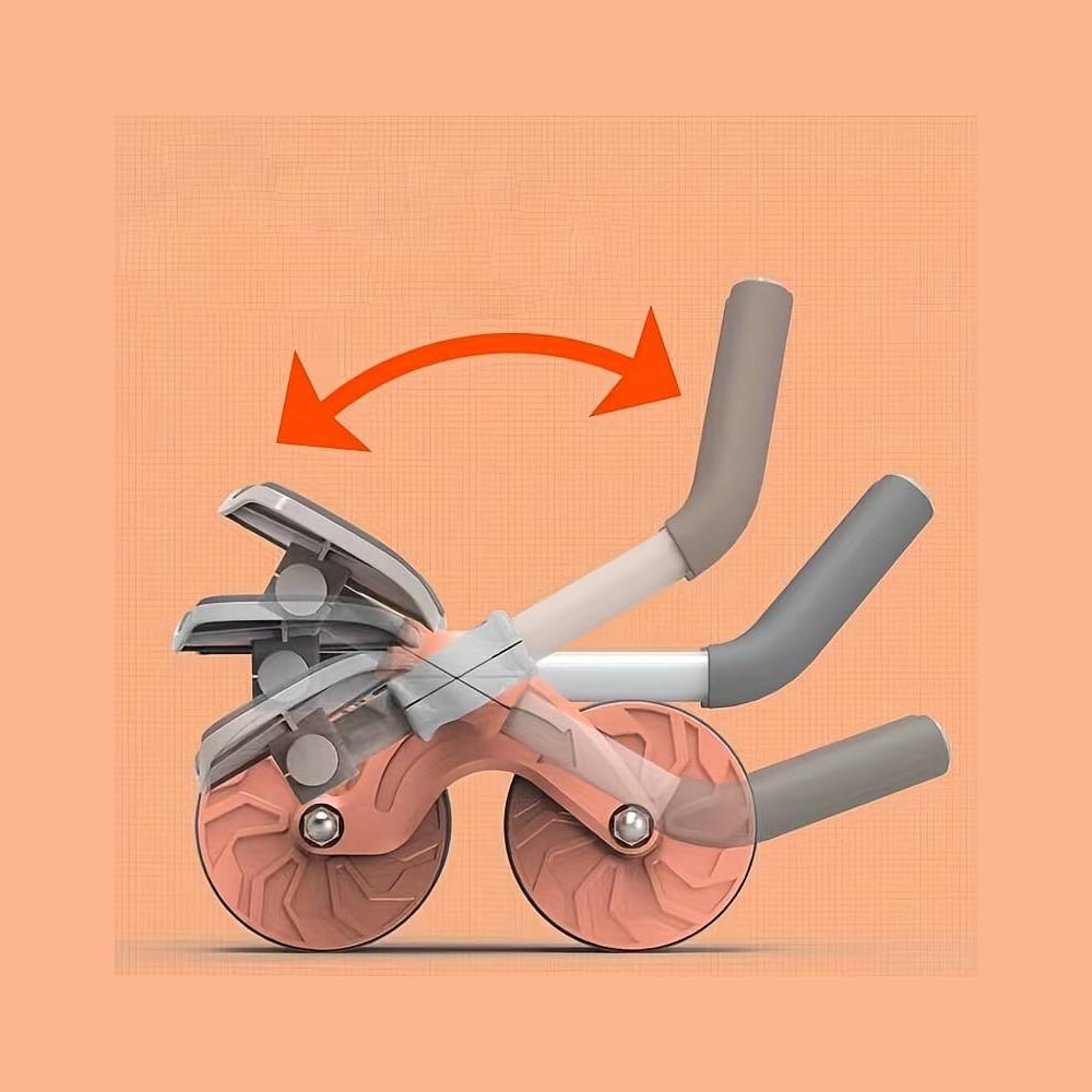 Rebound AB-Roller med albuestøtte - sort, blå eller pink