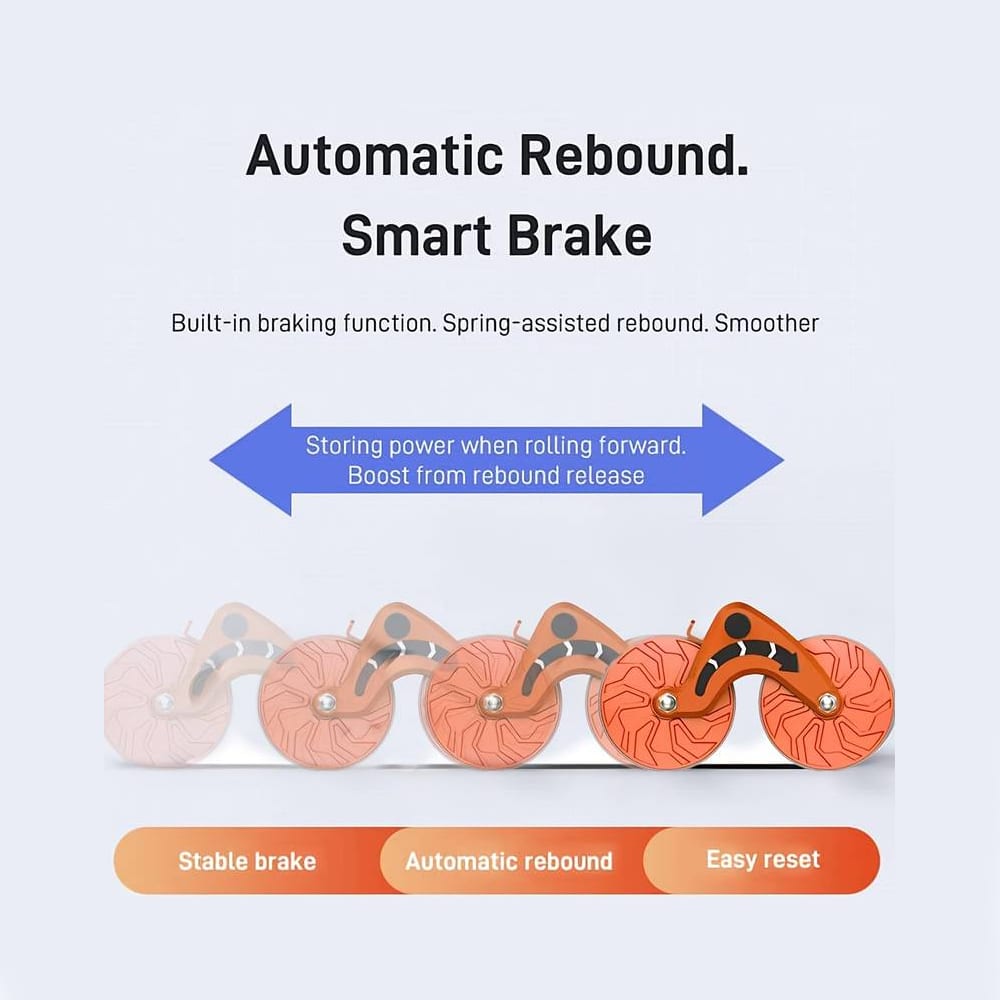 Rebound AB-Roller med albuestøtte - sort, blå eller pink