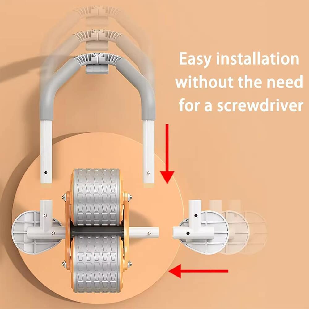 Rebound AB-Roller med albuestøtte - sort, blå eller pink