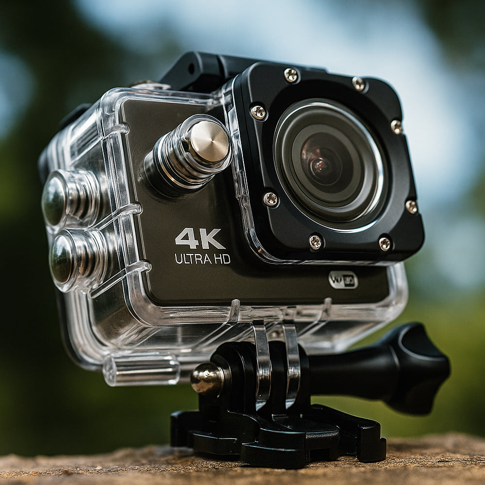 Action Kamera 4K m/vandtæt etui 30 meter - 16.0 mega Pixels