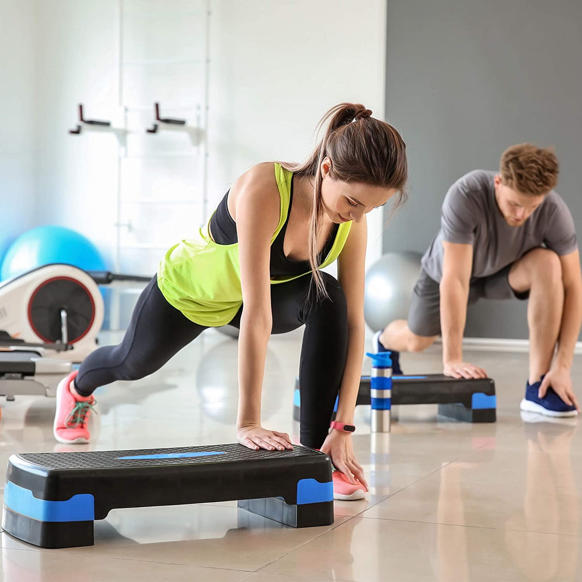 Stepbænk til aerobics/fitness