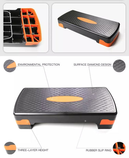 Stepbænk til aerobics/fitness