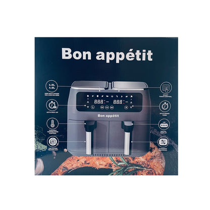 Airfryer 8,0 l (fedtfattig: grille, bage, stege og friturestege)