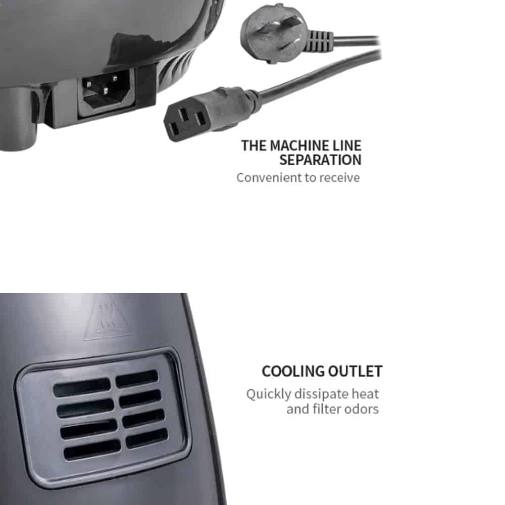 Airfryer 3.5 liter (fedtfattig: grille, bage, stege og friturestege)