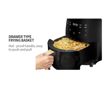 Airfryer 3.5 liter (fedtfattig: grille, bage, stege og friturestege)