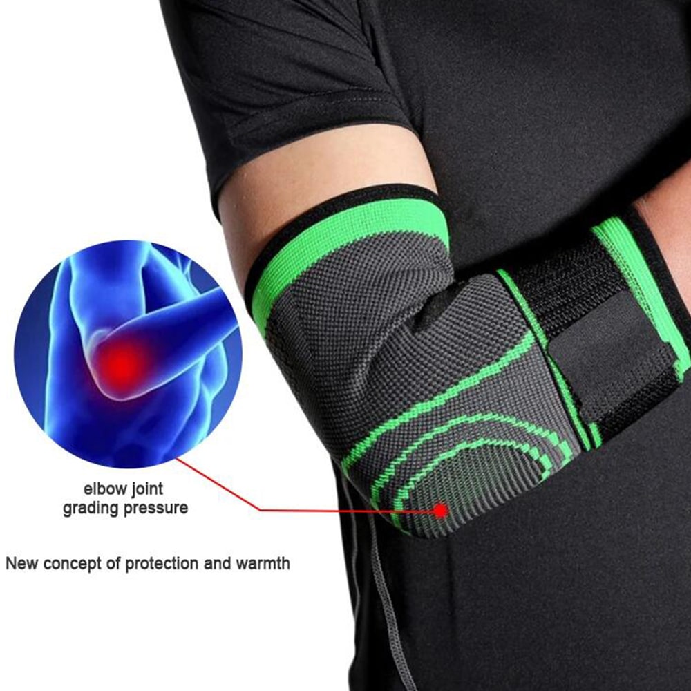 Albuestøtte -give kompression og støtte til albuen –