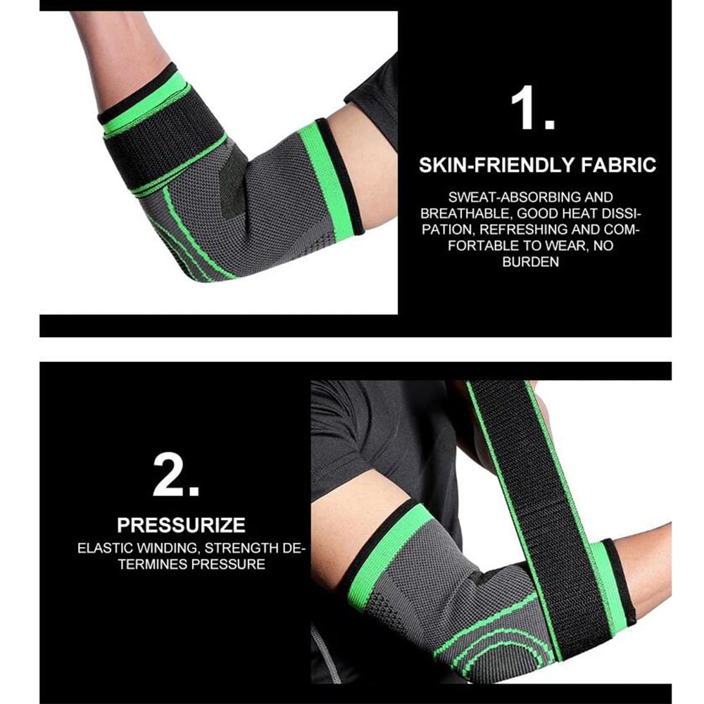 Albuestøtte -give kompression og støtte til albuen –