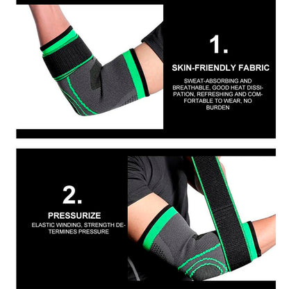 Albuestøtte -give kompression og støtte til albuen –