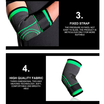 Albuestøtte -give kompression og støtte til albuen –