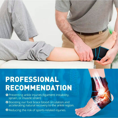 Ankelbind -give kompression og støtte til ankelleddet -