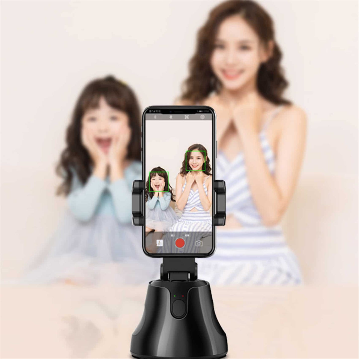 Smartphone selfie-stick - Intelligent 360° auto-tracking