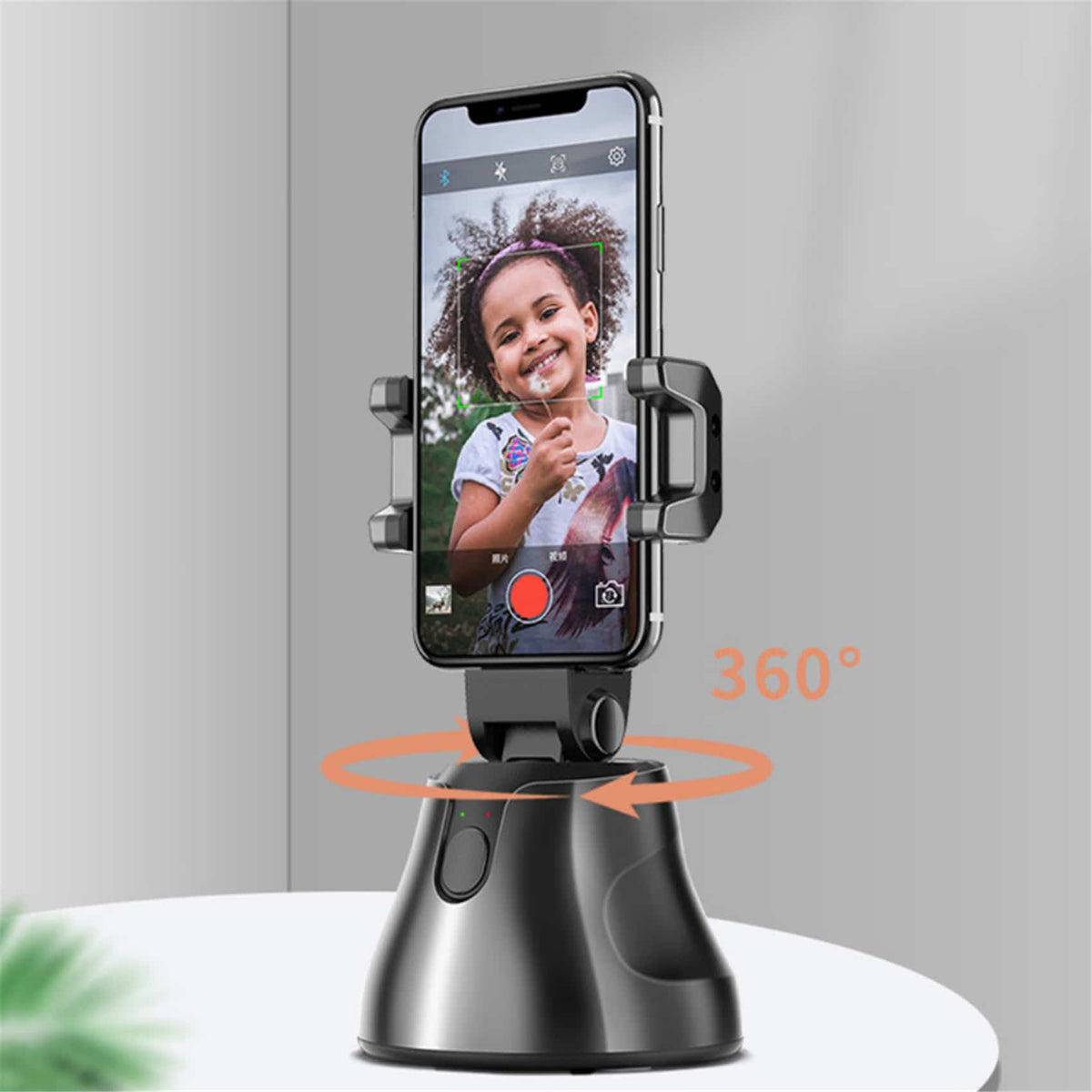 Smartphone selfie-stick - Intelligent 360° auto-tracking