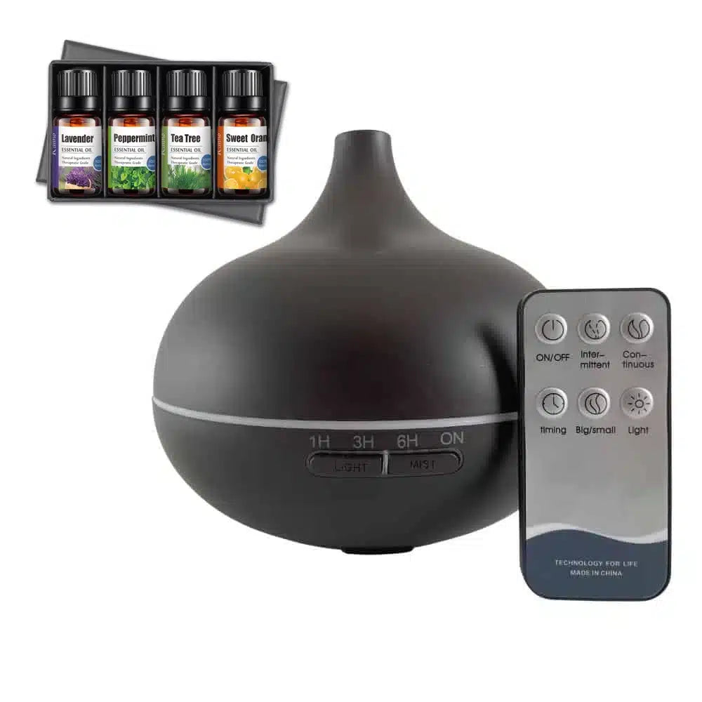 Aroma Diffuser - Stilren og smuk – 300 ml. (fås med aroma oliekit)