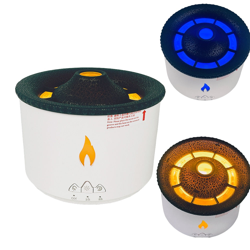Vulkan-Luft fugter & Aroma Diffuser 360 ml.