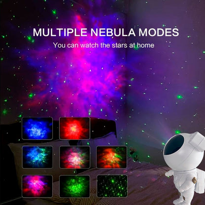 Astronaut stjernehimmel projektor m/fjernbetjening