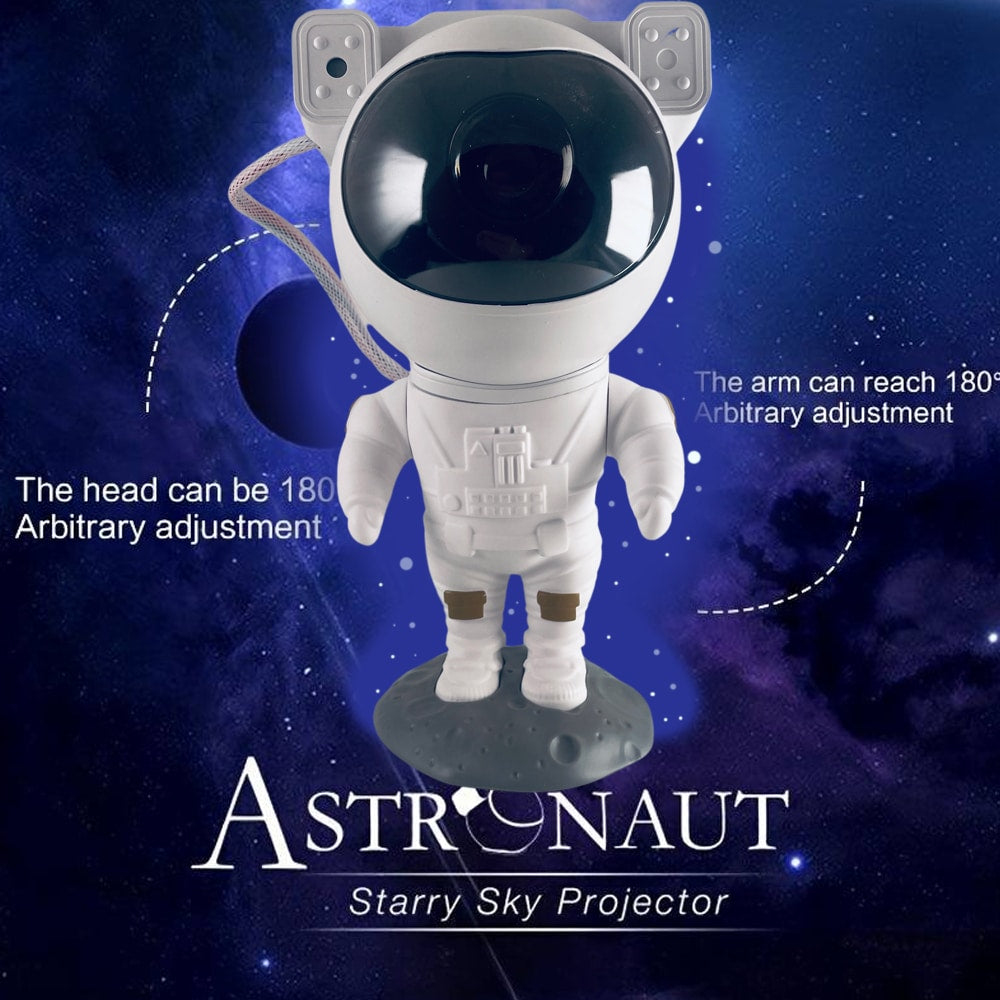 Astronaut stjernehimmel projektor m/fjernbetjening