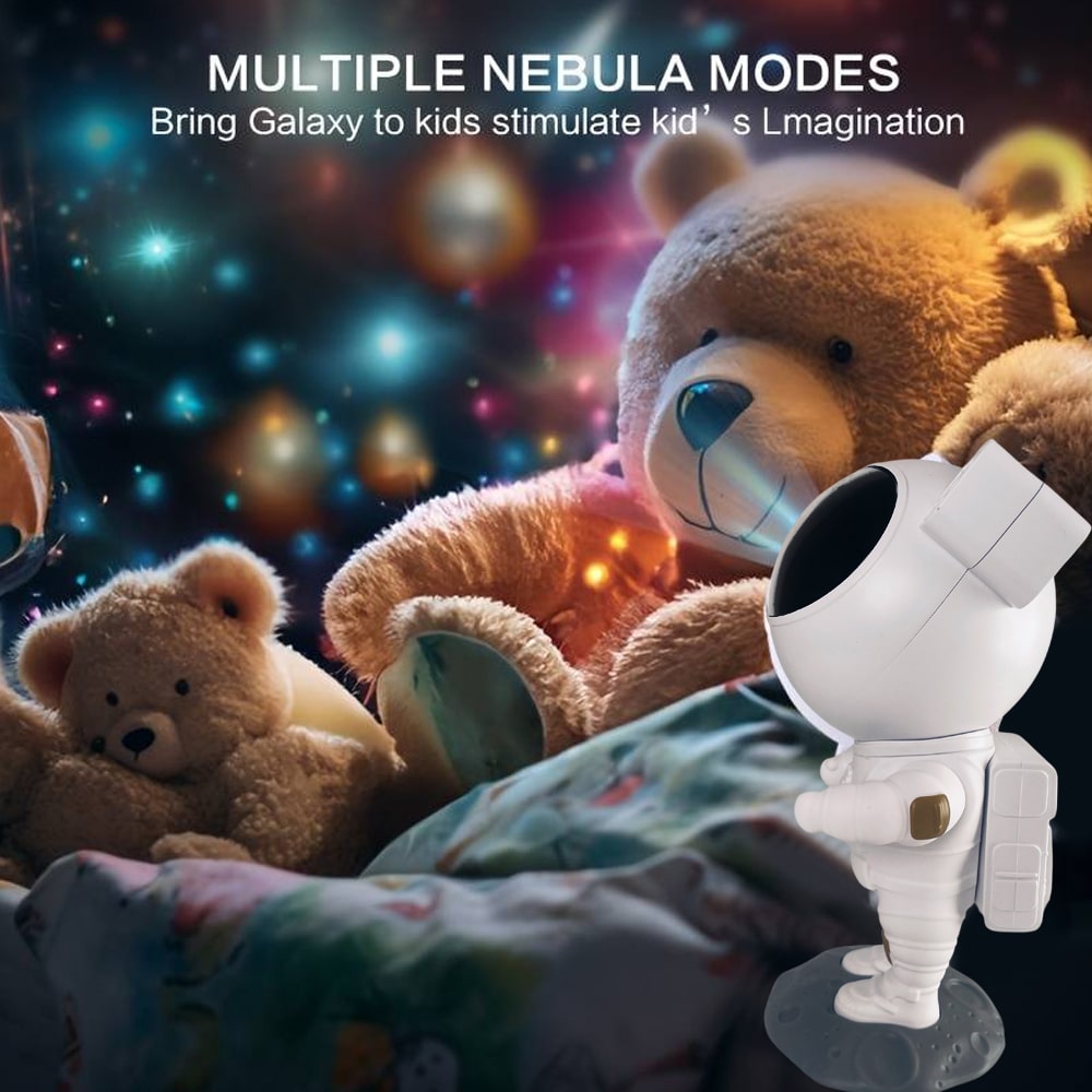 Astronaut stjernehimmel projektor m/fjernbetjening