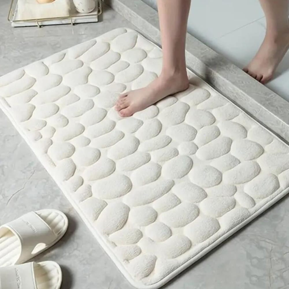 Absorberende Bademåtte med Skridsikker Bund