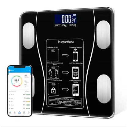 Badevægt (180 kg) Pro - BMI-funktion & Bluetooth