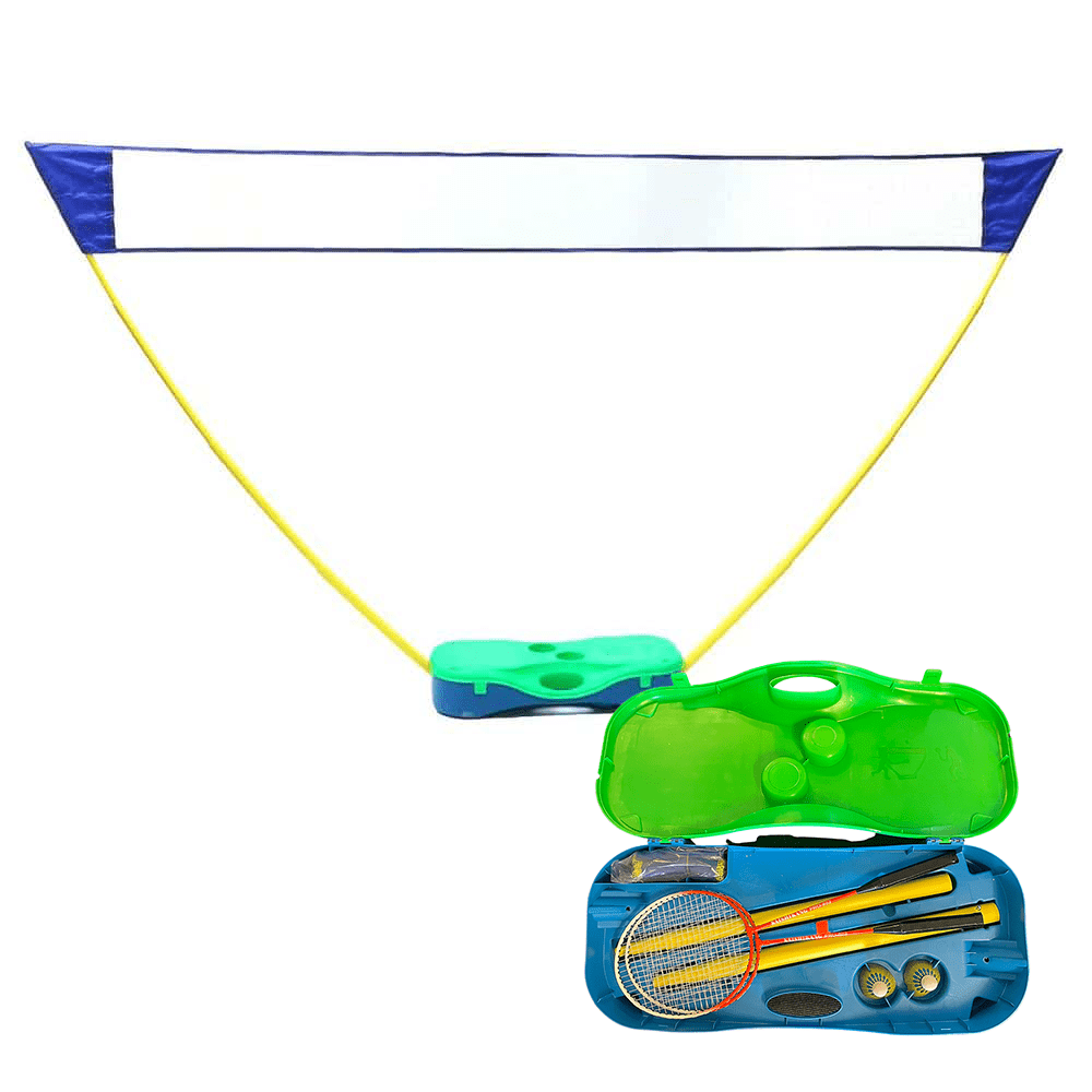 Badmintonsæt med net