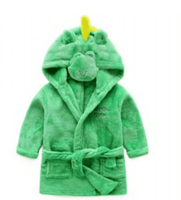 Badekåbe/morgenkåbe til børn m/hætte - flere søde dyremodeller