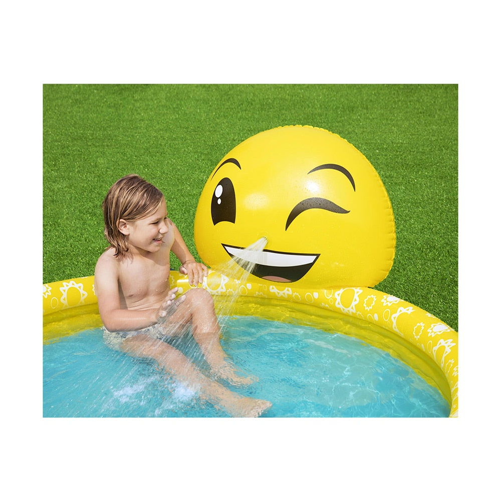 Emoji badebassin m/springvand fra Bestway