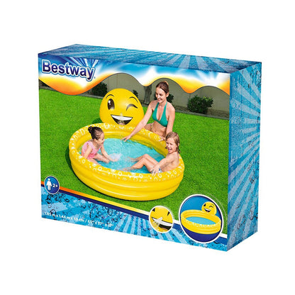 Emoji badebassin m/springvand fra Bestway