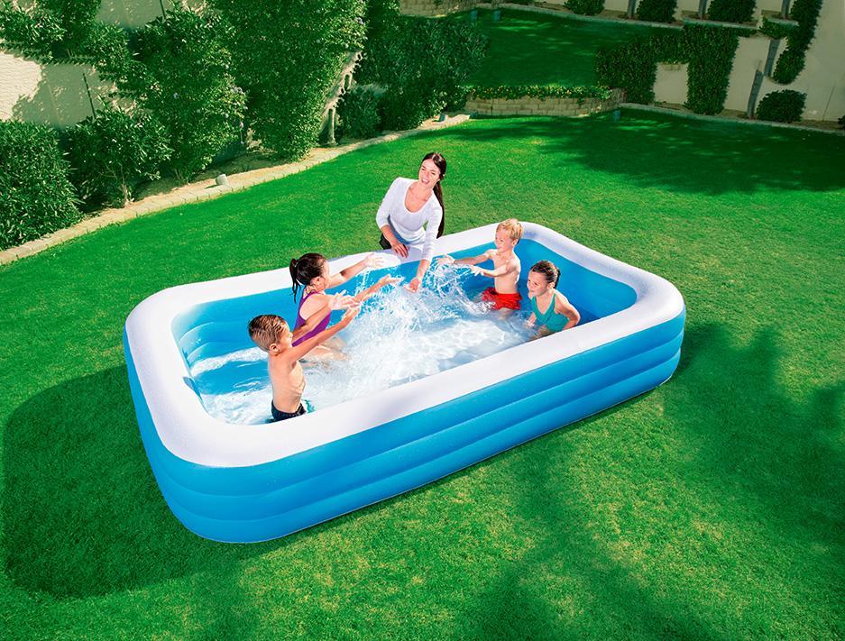 Oppustelig Rektangulær Pool Bestway 1161L - 305 x 183 x 56 cm