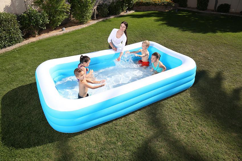 Oppustelig Rektangulær Pool Bestway 1161L - 305 x 183 x 56 cm