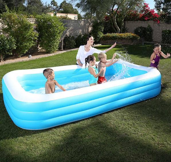 Oppustelig Rektangulær Pool Bestway 1161L - 305 x 183 x 56 cm