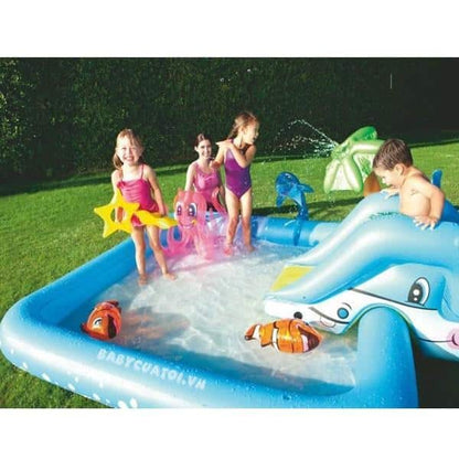 Badebasin m/havdyr 308 liter Bestway