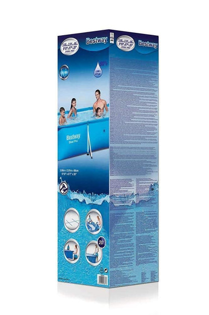 Pool 3300L - Rektangulær m/ metal ramme 300 x 201 x 66 cm fra Bestway