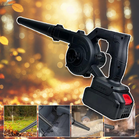 Effektiv batteridrevet blæser med op til 50.000 omdrejninger til rengøring af elektronik og værktøj.