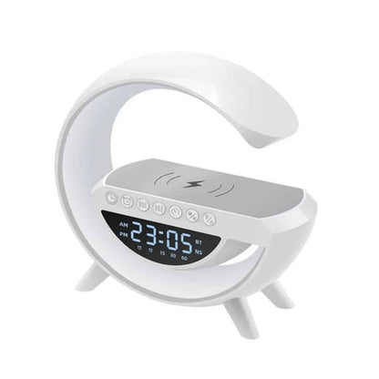 G-lys - Trådløs oplader m. bluetooth højtaler og RGB-lampe