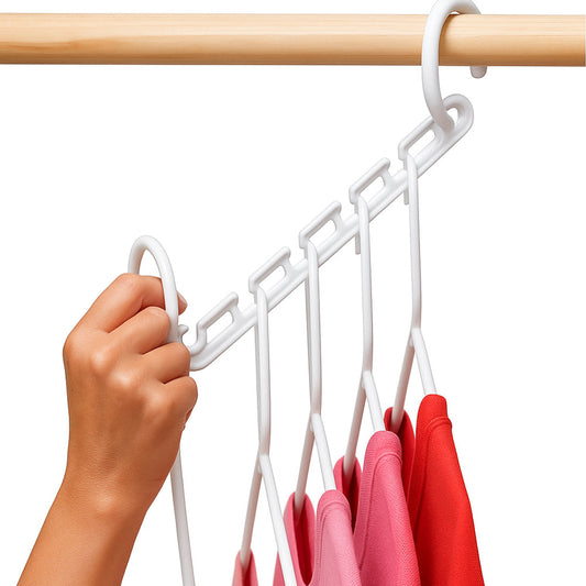 Bøjle Organizer til 40 stk. beklædningsdele (Wonder Hanger - 8 stk. i hver pakke)