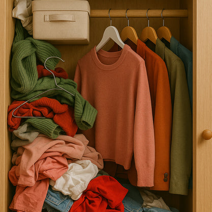 Bøjle Organizer til 40 stk. beklædningsdele (Wonder Hanger - 8 stk. i hver pakke)