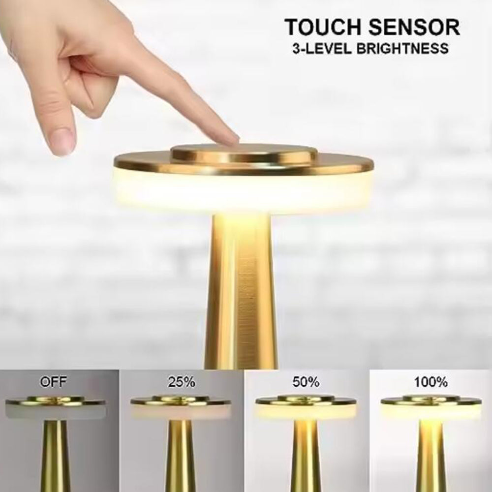 Touch LED Bordlampe genopladelig med USB