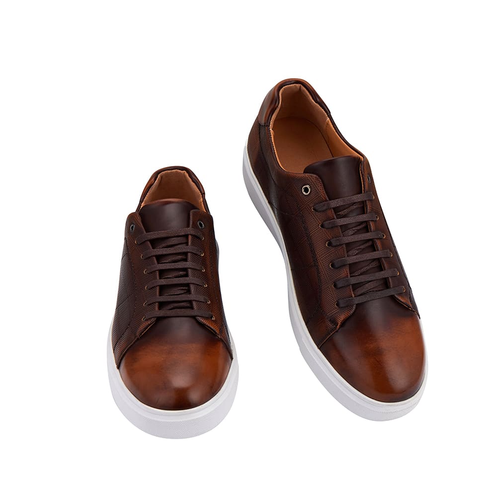 Sneakers til herre, brun
