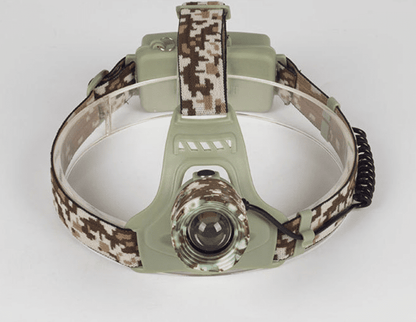 Pandelampe med camouflage - kraftig m/3 indstillinger