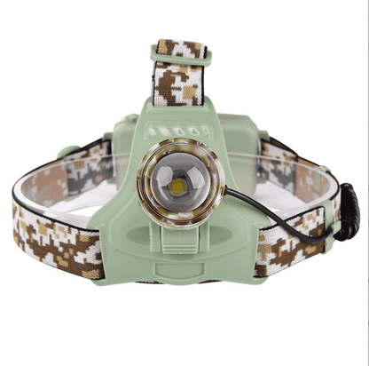 Pandelampe med camouflage - kraftig m/3 indstillinger