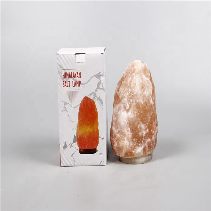 Himalaya saltlampe – lys, ro og naturlig stemning (2 størrelser)