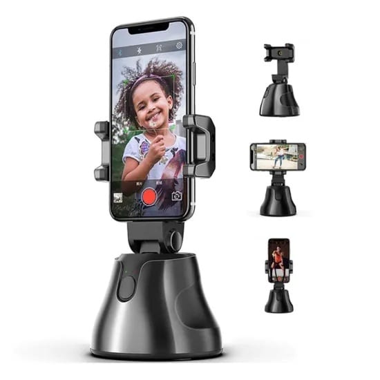 Smartphone selfie-stick - Intelligent 360° auto-tracking