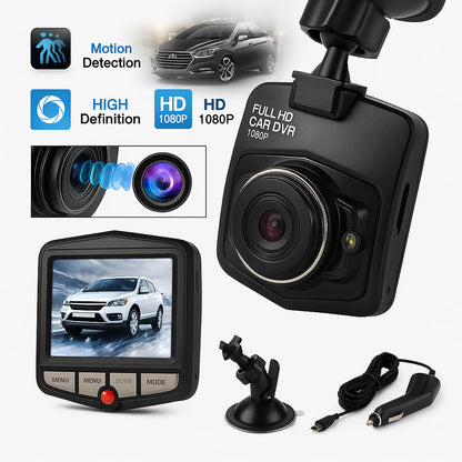 Bilkamera/Dashcam 2,4" skærm (Full HD 1080)