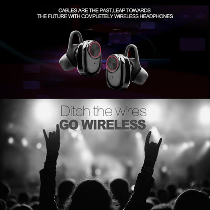 Trådløse in-ear Høretelefoner Bluetooth V5.0 (sort)