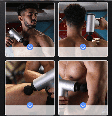 Massage pistol til dybtgående vibrationsmassage