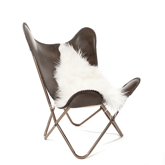 Flagermusstol i ægte læder (fås i flere forskellige farver)