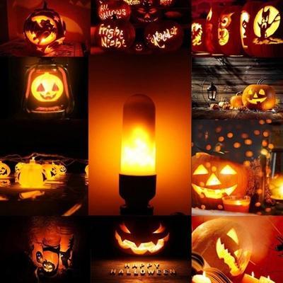 LED flamme pære E27