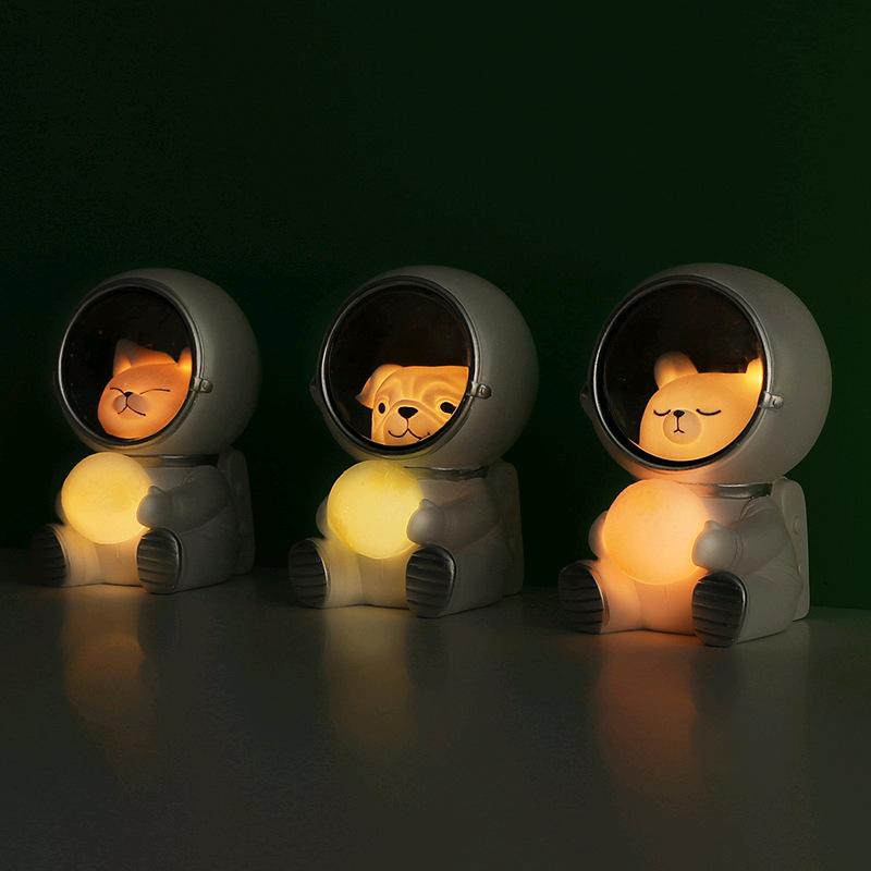 LED Astronaut natlys med dyr