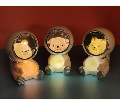 LED Astronaut natlys med dyr