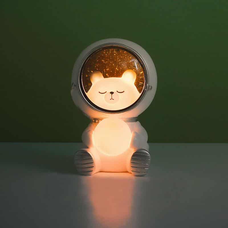 LED Astronaut natlys med dyr